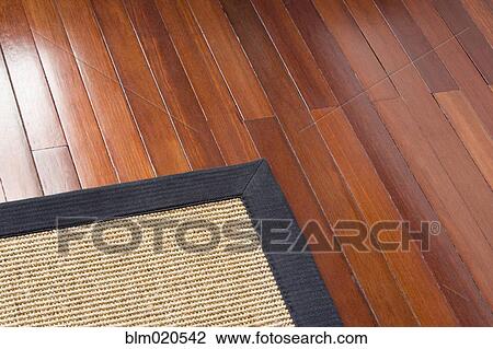 Area Rug on Wood Floor View Large Photo Image Stock Image - Area Rug on Wood Floor. Fotosearch