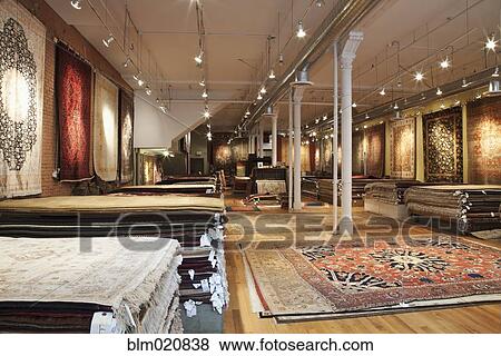 Area Rugs in a Store View Large Photo Image Stock Photo - Area Rugs in a Store. Fotosearch