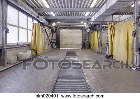 Stock Image - Automotive workshop. Fotosearch