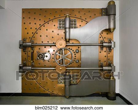 Bank Vault Door Exterior View Large Photo Image Stock Image - Bank Vault Door Exterior. Fotosearch