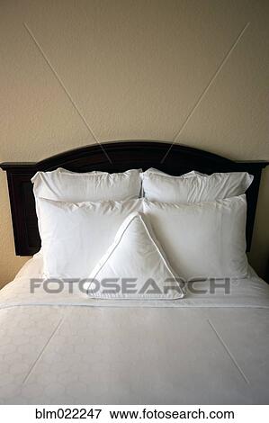 Bed in Hotel Room View Large Photo Image Stock Photo - Bed in Hotel Room. Fotosearch