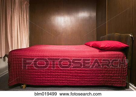 Stock Photo - Bed in Room. Fotosearch