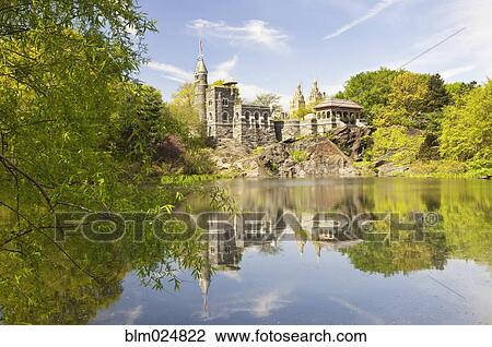 Belvedere Castle in Central Park View Large Photo Image Stock Image - Belvedere Castle in Central Park. Fotosearch