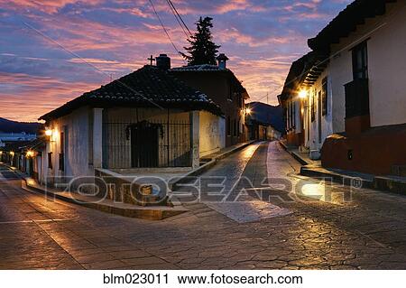 Bisecting Street at Dawn View Large Photo Image Stock Image - Bisecting Street at Dawn. Fotosearch