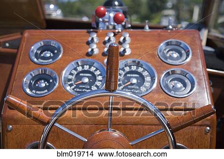 Picture - Boat Pilot House. Fotosearch