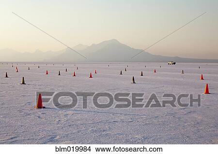 Picture - Bonneville Salt Flats. Fotosearch