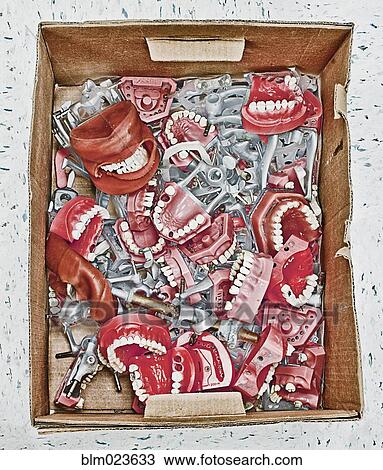 Stock Image - Box of Dental Equipment. Fotosearch