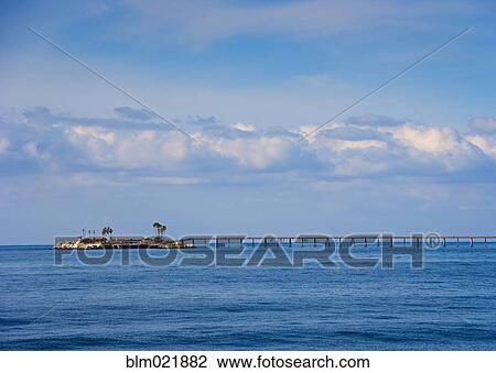 Stock Image - Bridge to Island. Fotosearch