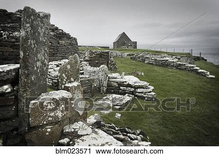 Broch of Gurness View Large Photo Image Stock Image - Broch of Gurness. Fotosearch