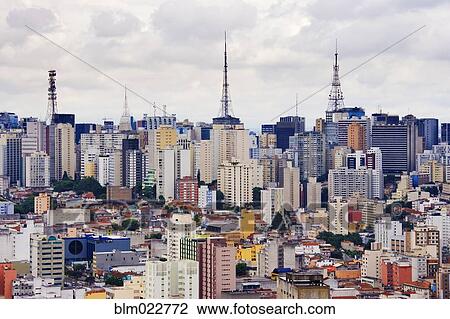 Buildings of Downtown Sao Paulo View Large Photo Image Stock Image - Buildings of Downtown Sao Paulo. Fotosearch