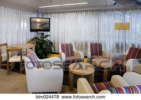 Stock Photo - Business Lounge at an Airport. Fotosearch