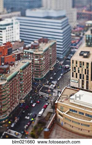 Busy City Street View Large Photo Image Stock Image - Busy City Street. Fotosearch
