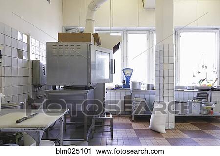 Stock Image - Cafe Kitchen. Fotosearch