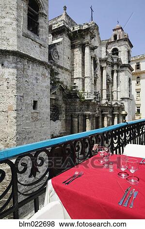 Cafe Table Overlooking Cathedral View Large Photo Image Stock Photo - Cafe Table Overlooking Cathedral. Fotosearch