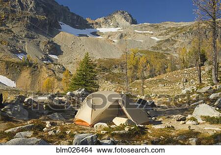 Campsite at Wing Lake View Large Photo Image Picture - Campsite at Wing Lake. Fotosearch