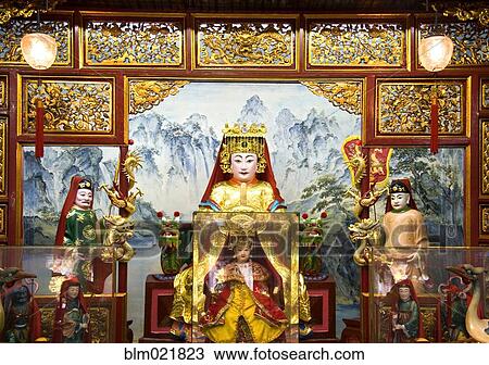 Stock Image - Cantonese Temple, Asia. Fotosearch