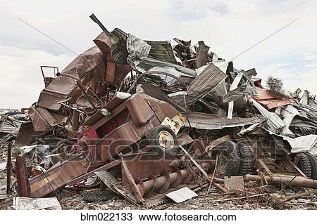 Car Scrapyard View Large Photo Image Stock Image - Car Scrapyard. Fotosearch