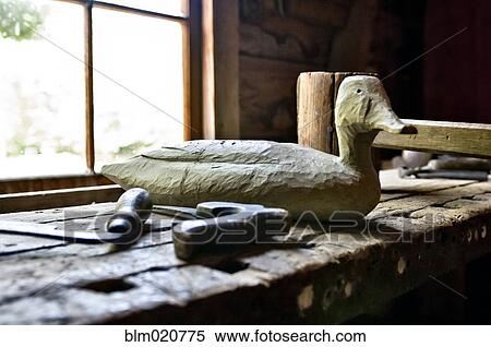 Carved Duck View Large Photo Image Stock Photography - Carved Duck. Fotosearch