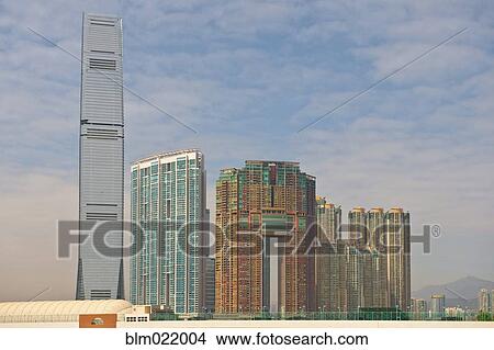 City Skyline with skyscrapers View Large Photo Image Picture - City Skyline with skyscrapers. Fotosearch