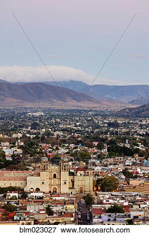 Stock Photo - Cityscape of Oaxaca. Fotosearch