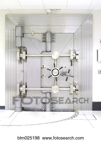 Closed Bank Vault Door View Large Photo Image Stock Photo - Closed Bank Vault Door. Fotosearch