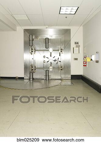 Closed Bank Vault Door View Large Photo Image Stock Photo - Closed Bank Vault Door. Fotosearch