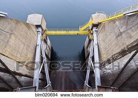 Closed Dam Floodgate View Large Photo Image Picture - Closed Dam Floodgate. Fotosearch
