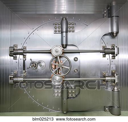 Closed Door to a Bank Vault View Large Photo Image Stock Image - Closed Door to a Bank Vault. Fotosearch
