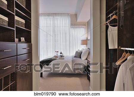Closet in Upscale Bedroom View Large Photo Image Stock Image - Closet in Upscale Bedroom. Fotosearch