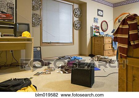 Cluttered Bedroom View Large Photo Image Stock Image - Cluttered Bedroom. Fotosearch