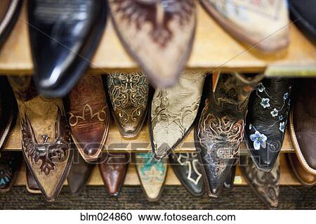 Collection of Cowboy Boots View Large Photo Image Stock Image - Collection of Cowboy Boots. Fotosearch