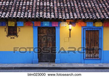 Colorful Colonial Architecture View Large Photo Image Stock Image - Colorful Colonial Architecture. Fotosearch