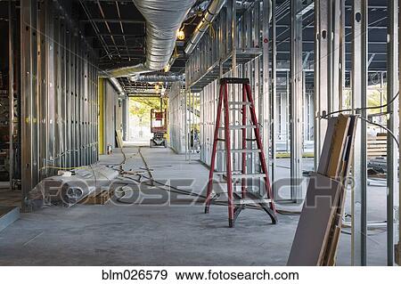 Commercial building under construction View Large Photo Image Stock Photo - Commercial building under construction. Fotosearch