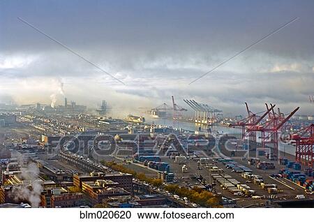 Containers at Seaport View Large Photo Image Stock Image - Containers at Seaport. Fotosearch
