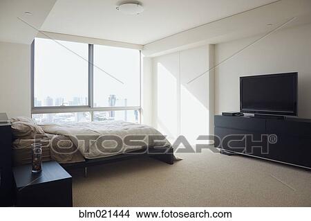 Picture - Contemporary Bedroom Interior. Fotosearch