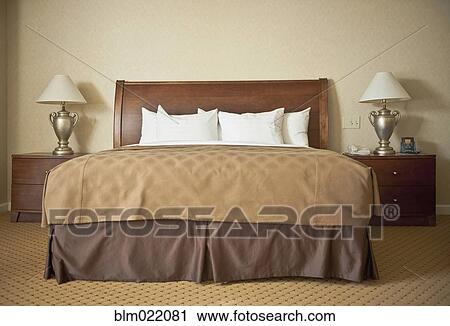 Stock Image - Contemporary Bedroom. Fotosearch