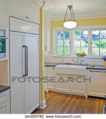Contemporary Country Kitchen View Large Photo Image Stock Image - Contemporary Country Kitchen. Fotosearch