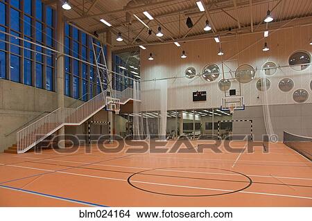 Contemporary University Sports Club Interior View Large Photo Image Picture - Contemporary University Sports Club Interior. Fotosearch