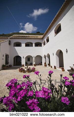 Courtyard of Hotel View Large Photo Image Stock Image - Courtyard of Hotel. Fotosearch