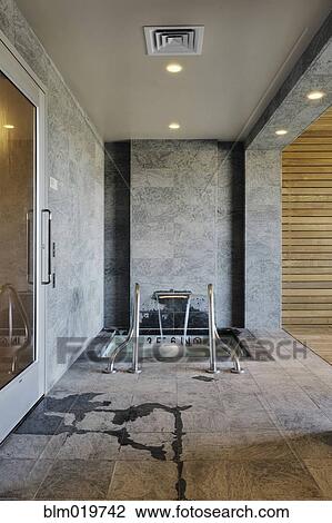 Stock Image - Covered Jacuzzi Area. Fotosearch