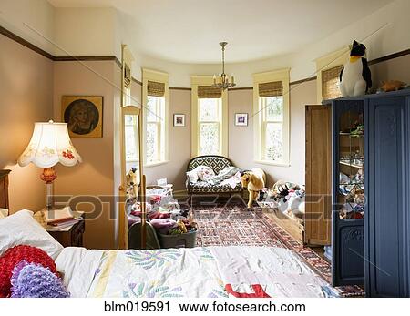 Cozy Child's Bedroom View Large Photo Image Stock Image - Cozy Child's Bedroom. Fotosearch