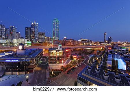 Dallas Skyline View Large Photo Image Stock Photo - Dallas Skyline. Fotosearch