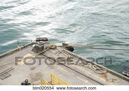 Deck of Ship View Large Photo Image Picture - Deck of Ship. Fotosearch