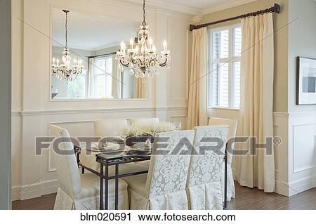 Dining Area and Chandelier View Large Photo Image Stock Image - Dining Area and Chandelier. Fotosearch