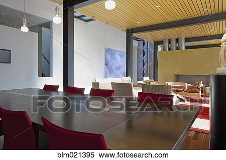 Stock Photography - Dining Room in an Upscale Home. Fotosearch