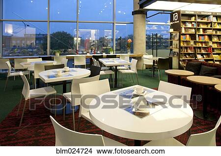 Picture - Dining Room Tables at an Upscale Cafe. Fotosearch