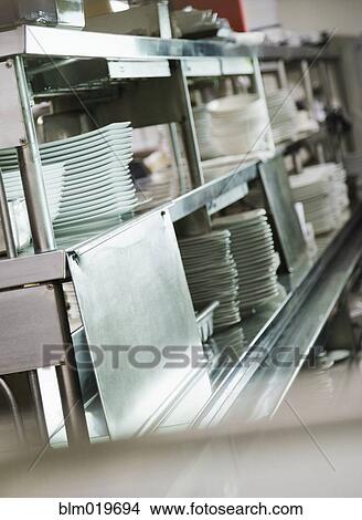 Picture - Dishes Ready to Be Used. Fotosearch