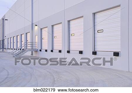 Stock Photo - Distribution Center Bay Doors. Fotosearch