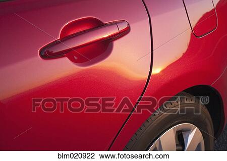 Door Handle of a Red Car View Large Photo Image Stock Image - Door Handle of a Red Car. Fotosearch