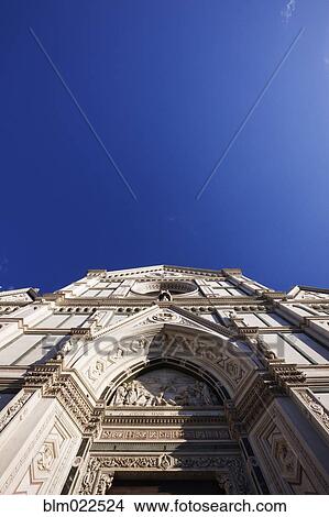 Picture - Doorway of the Renaissance Church of Santa Croce. Fotosearch